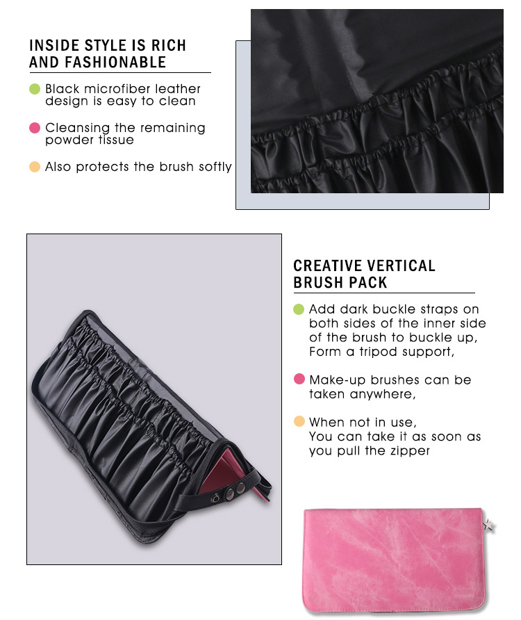 borsa per il trucco con logo