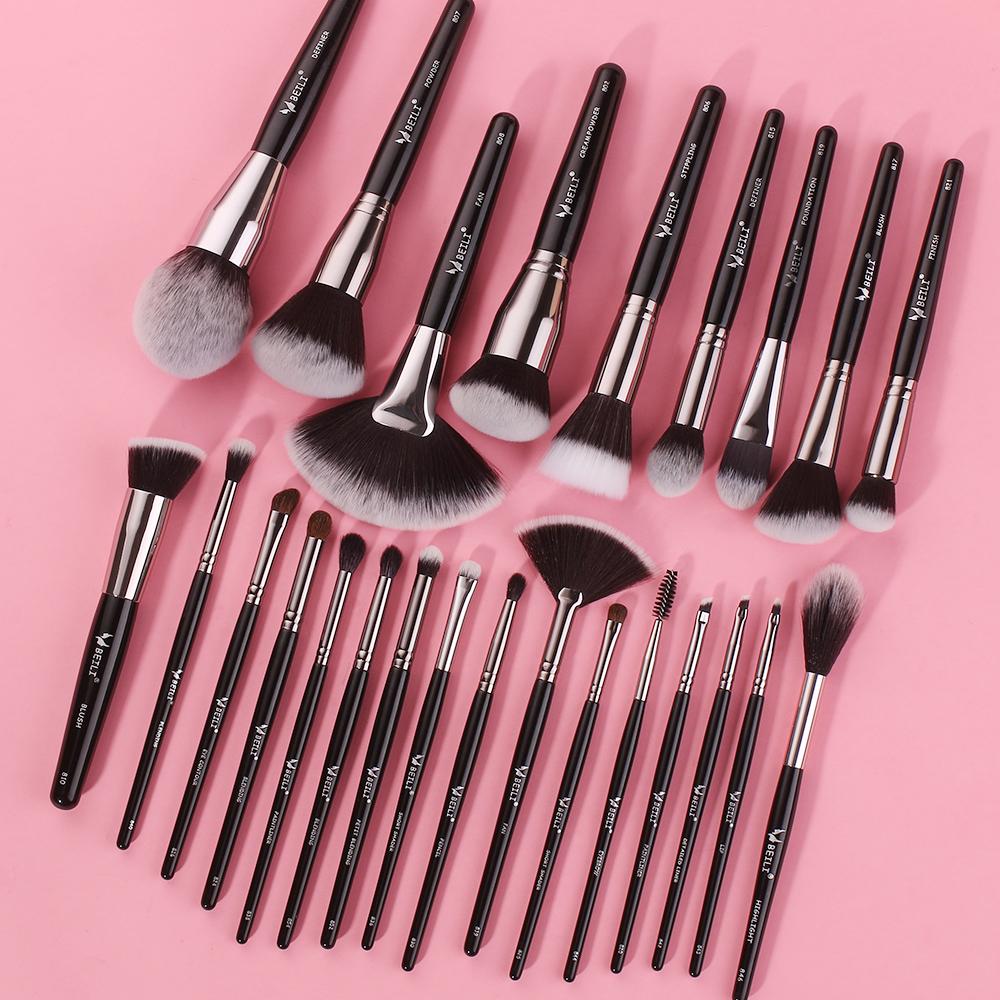 25pcs luxury professional wholesale custom make up brush